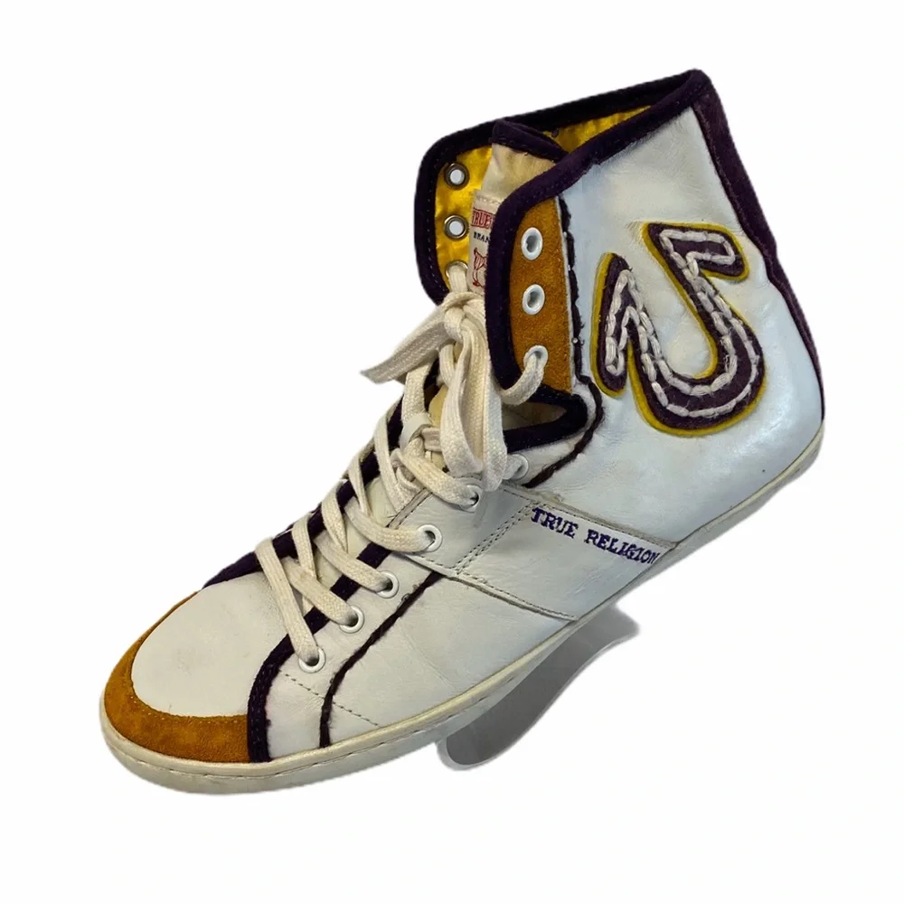 True Religion Hi Top Style Sneakers women’s sz 10